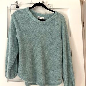 American Eagle V-Neck Sweater. Blue-Green color. Size Extra Small